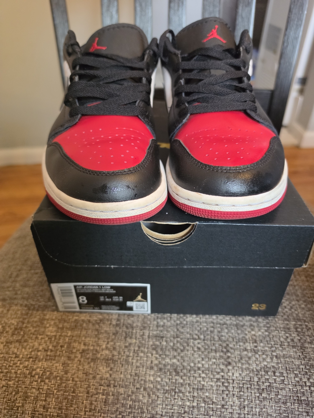 Nike Air Jordan 1 Low - Black/Red